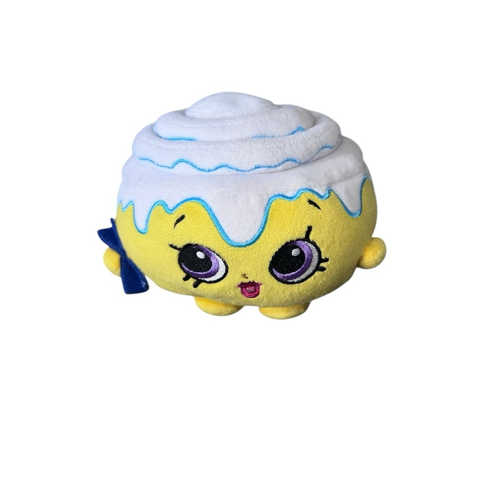 Shopkins Cindy Bon Yellow Cinnamon Bun Stuffed Animal Plush Soft Toy